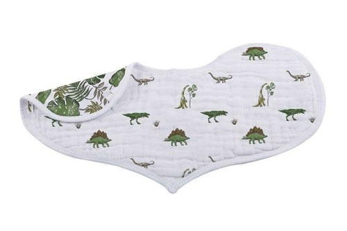Dino Days Cotton Burp Cloth Bib 2PK